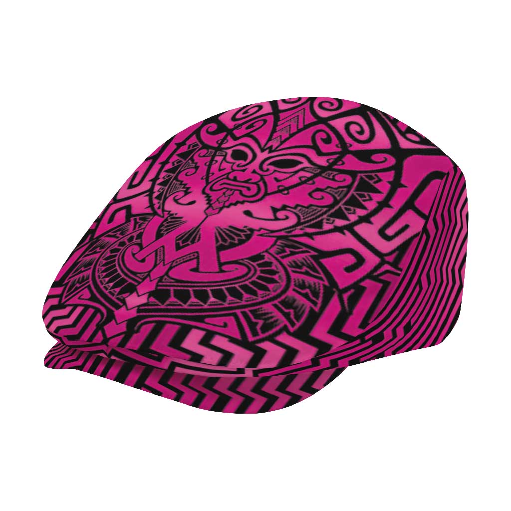Basketball New Zealand Jeff Hat Pink Maori Ta Moko Indigenous - Aussie Hoodie