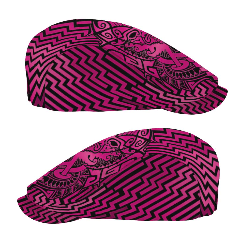 Basketball New Zealand Jeff Hat Pink Maori Ta Moko Indigenous - Aussie Hoodie