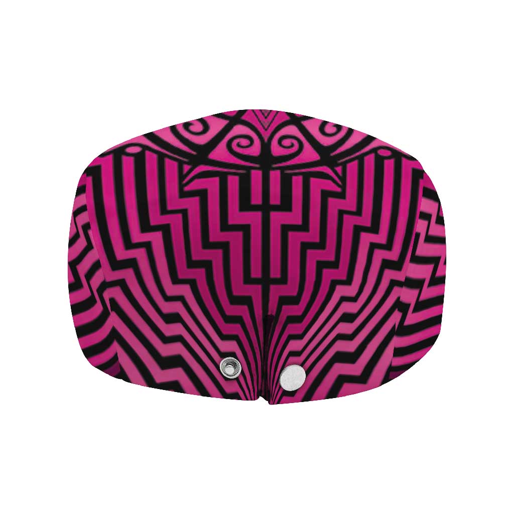 Basketball New Zealand Jeff Hat Pink Maori Ta Moko Indigenous - Aussie Hoodie