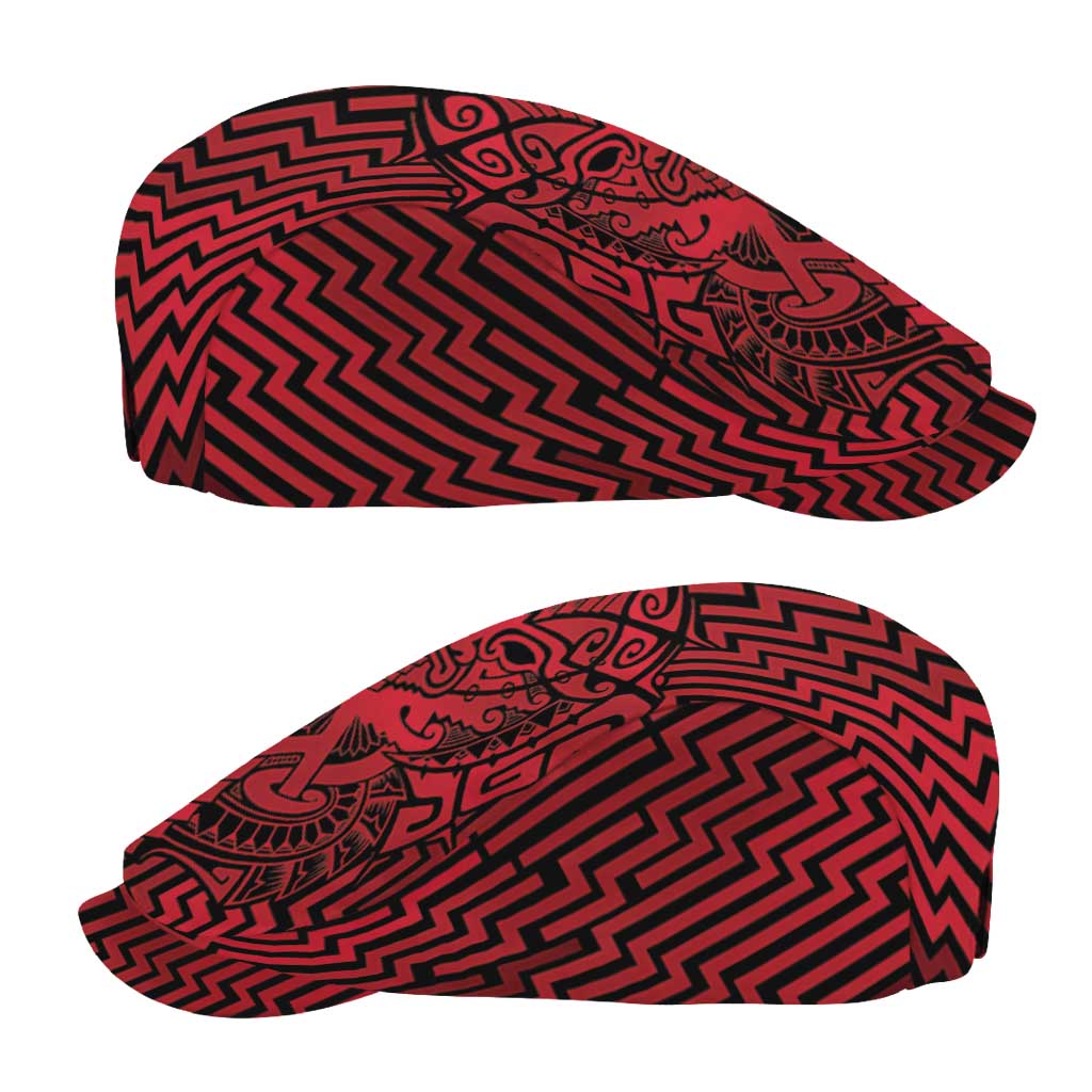 Basketball New Zealand Jeff Hat Red Maori Ta Moko Indigenous - Aussie Hoodie