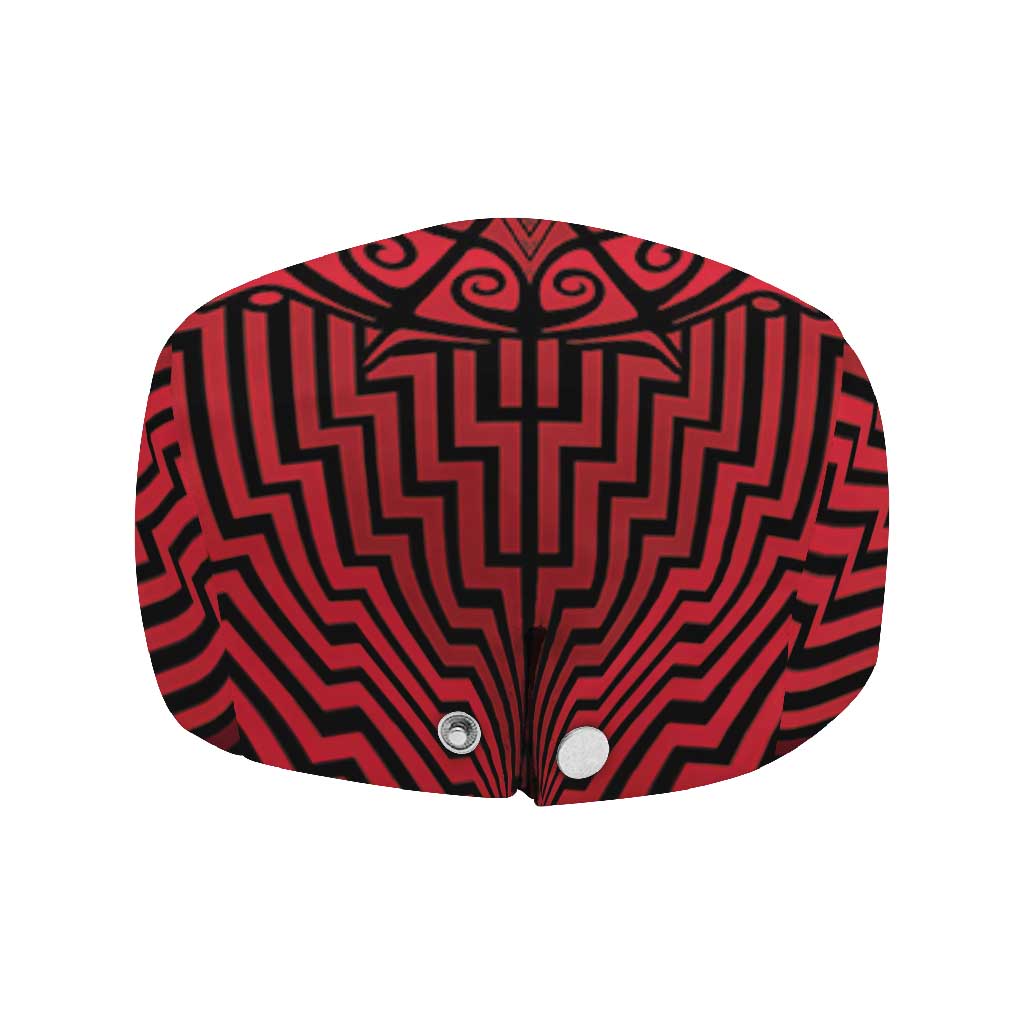 Basketball New Zealand Jeff Hat Red Maori Ta Moko Indigenous - Aussie Hoodie
