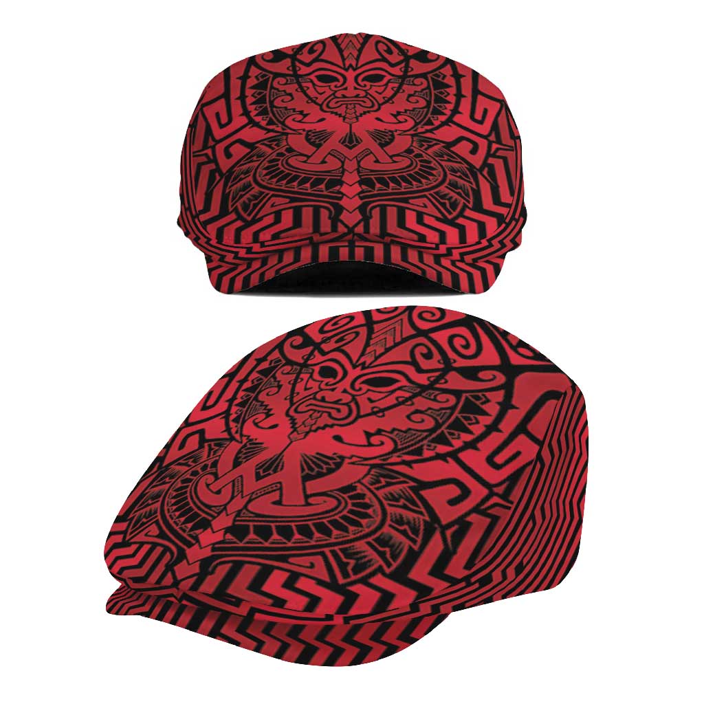 Basketball New Zealand Jeff Hat Red Maori Ta Moko Indigenous - Aussie Hoodie