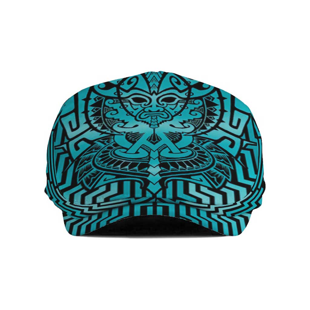 Basketball New Zealand Jeff Hat Teal Maori Ta Moko Indigenous - Aussie Hoodie