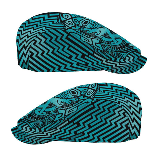 Basketball New Zealand Jeff Hat Teal Maori Ta Moko Indigenous - Aussie Hoodie