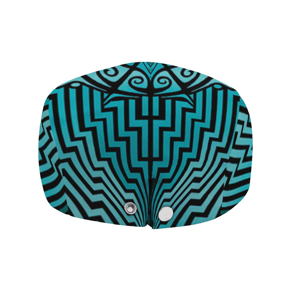 Basketball New Zealand Jeff Hat Teal Maori Ta Moko Indigenous - Aussie Hoodie