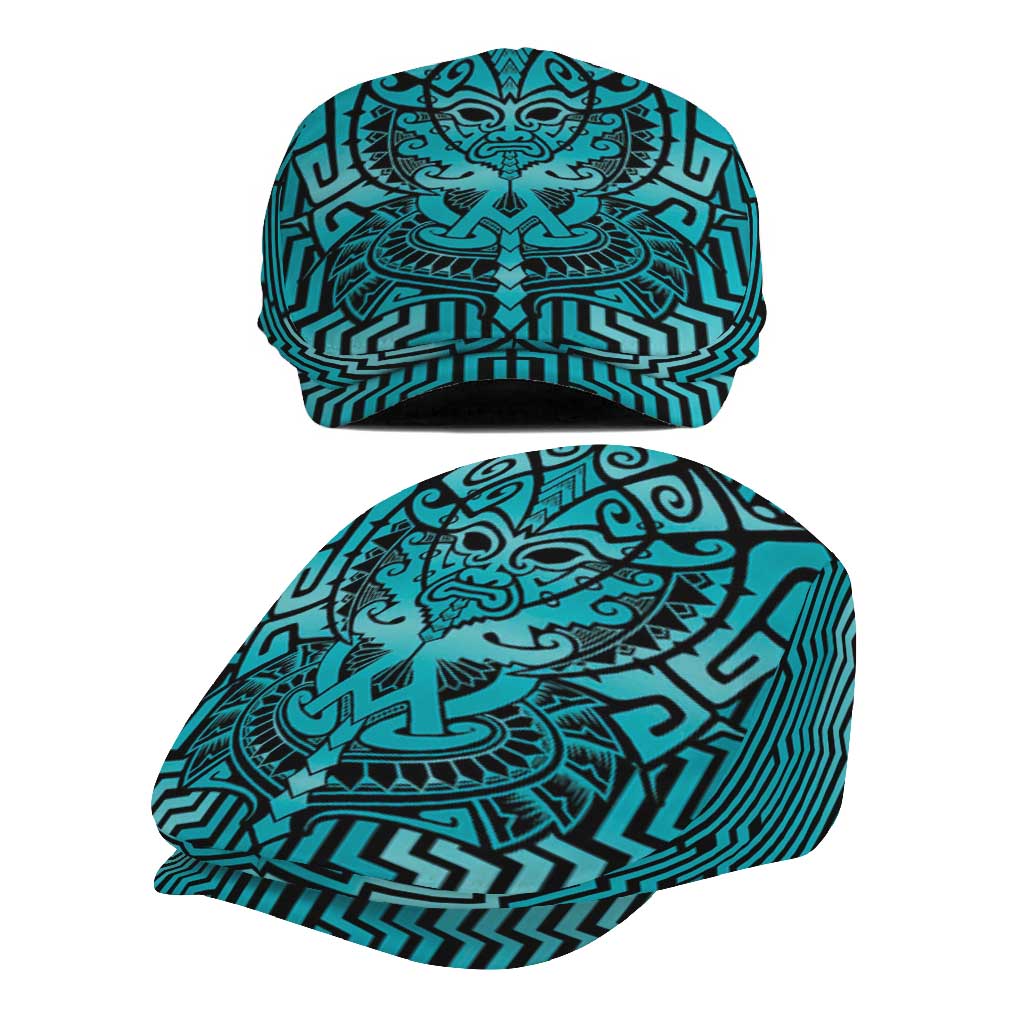 Basketball New Zealand Jeff Hat Teal Maori Ta Moko Indigenous - Aussie Hoodie