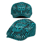 Basketball New Zealand Jeff Hat Teal Maori Ta Moko Indigenous - Aussie Hoodie