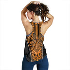 Basketball New Zealand Women Racerback Tank Gold Maori Ta Moko Indigenous - Aussie Hoodie