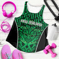 Basketball New Zealand Women Racerback Tank Green Maori Ta Moko Indigenous - Aussie Hoodie