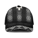 Black Taniko Aotearoa Baseball Net Cap Niho Taniwha Mix Poutama - Aussie Hoodie
