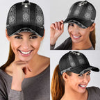 Black Taniko Aotearoa Classic Cap Niho Taniwha Mix Poutama LT14