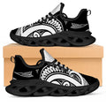 Black White New Zealand Puhoro Ta Moko Clunky Sneakers