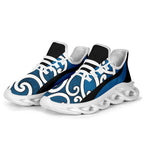 Blue Maori Koru New Zealand Clunky Sneakers