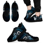 Blue New Zealand Sneakers Aotearoa Silver Fern With Manaia Maori Unique