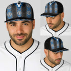 Blue Taniko Aotearoa Baseball Net Cap Niho Taniwha Mix Poutama - Aussie Hoodie