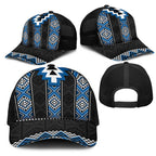 Blue Taniko Aotearoa Mesh Trucker Cap Niho Taniwha Mix Poutama - Aussie Hoodie