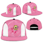 Bowls Australia Breast Cancer Snapback Cap Pink Ribbon Aussie Map With Kangaroo Emu - Aussie Hoodie