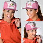 Bowls Australia Breast Cancer Snapback Cap Pink Ribbon Curve Sporty - Aussie Hoodie