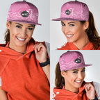 Bowls Australia Breast Cancer Snapback Cap Pink Ribbon Kangaroo Aboriginal Art - Aussie Hoodie