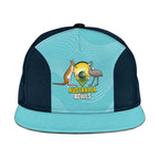 Bowls Australia Snapback Cap Teal Color Curve Sporty - Aussie Hoodie