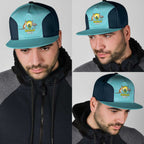 Bowls Australia Snapback Cap Teal Color Curve Sporty - Aussie Hoodie