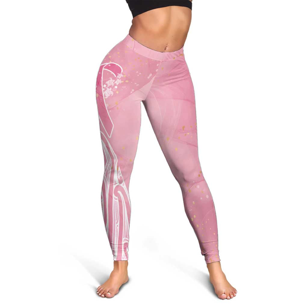 Breast Cancer Awareness Maori Leggings Kia Kaha Kia Maia Kia Manawanui - Aussie Hoodie