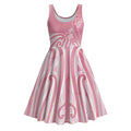 Breast Cancer Awareness Maori Midi Dress Kia Kaha Kia Maia Kia Manawanui - Aussie Hoodie