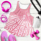 Breast Cancer Awareness Maori Women Racerback Tank Kia Kaha Kia Maia Kia Manawanui - Aussie Hoodie