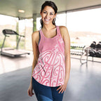 Breast Cancer Awareness Maori Women Racerback Tank Kia Kaha Kia Maia Kia Manawanui - Aussie Hoodie