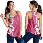 Breast Cancer Awareness Maori Women Racerback Tank Koru Kowhaiwhai - Aussie Hoodie