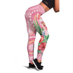Breast Cancer Pink Cockatoo Leggings Australia Indigenous Watercolor Glaze - Aussie Hoodie