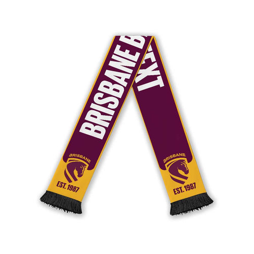 Brisbane Broncos Rugby Personalised Ruffneck Scarf 2026 Go Champions