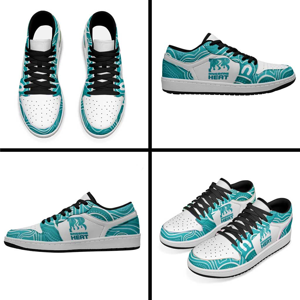 Brisbane Heat 2026 Cricket Low Sneakers Aboriginal Art
