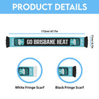 Brisbane Heat Cricket Personalised Ruffneck Scarf 2026 Go Champions