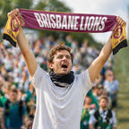 Brisbane Lions Football Personalised Ruffneck Scarf 2026 Go Champions