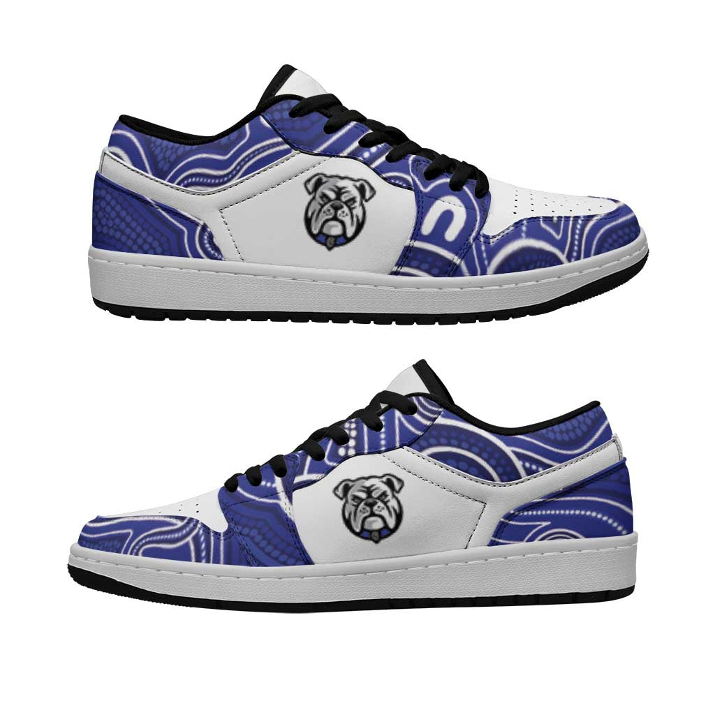 Bulldogs 2026 Rugby Low Sneakers Aboriginal Art