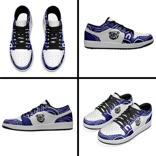Bulldogs 2026 Rugby Low Sneakers Aboriginal Art