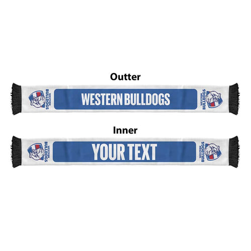Bulldogs Football Personalised Ruffneck Scarf 2026 Go Champions