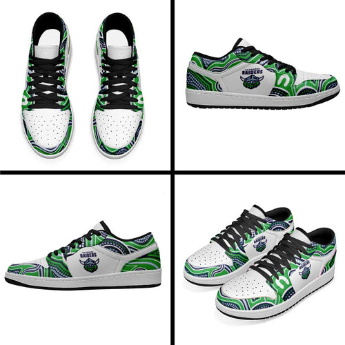 Canberra Raiders 2026 Rugby Low Sneakers Aboriginal Art