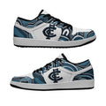 Carlton Blues Football 2026 Low Sneakers Aboriginal Art
