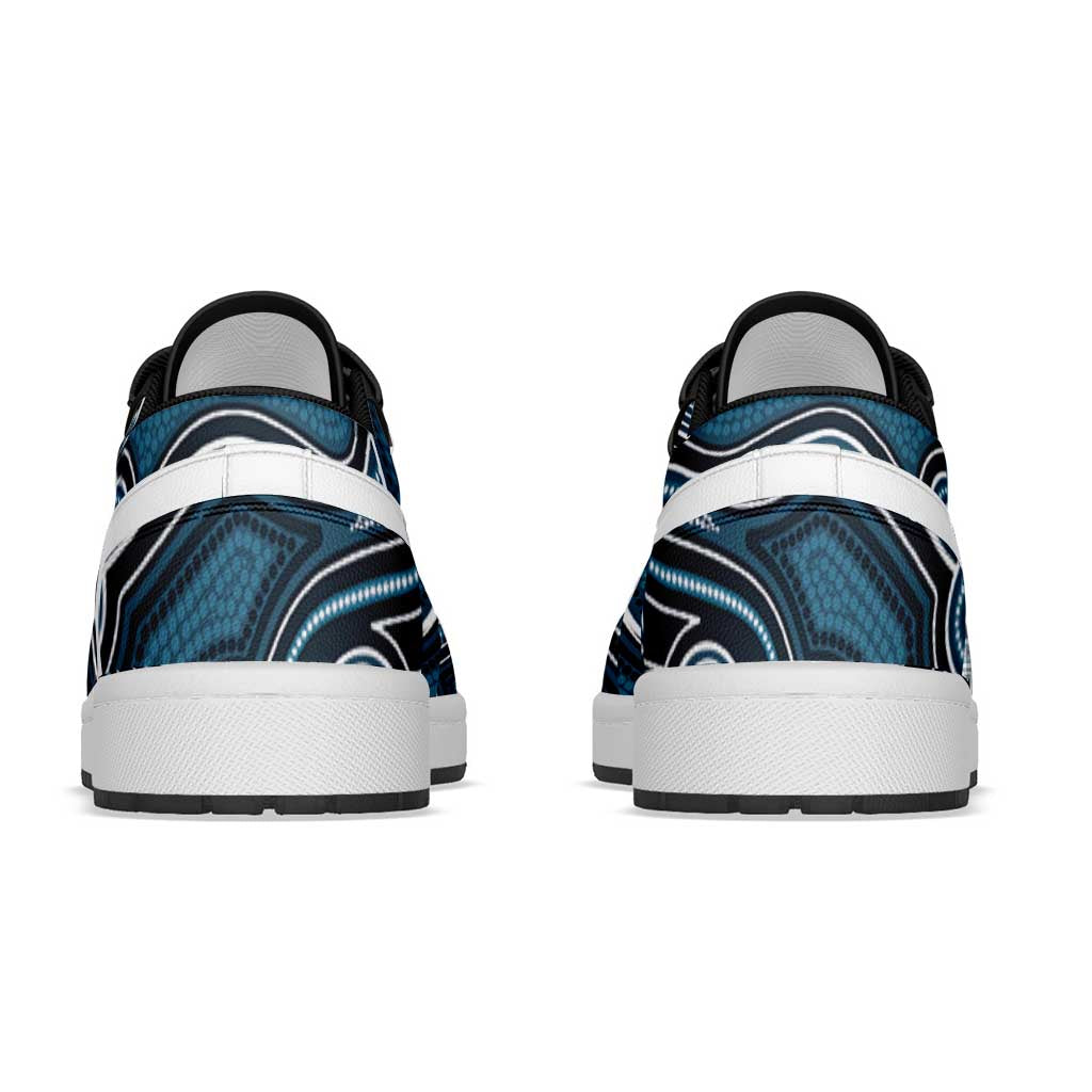 Carlton Blues Football 2026 Low Sneakers Aboriginal Art