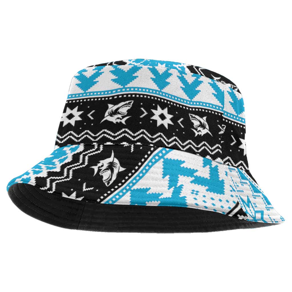 Claus Shark Strikes Bucket Hat Christmas Rugby League Spirit - Aussie Hoodie