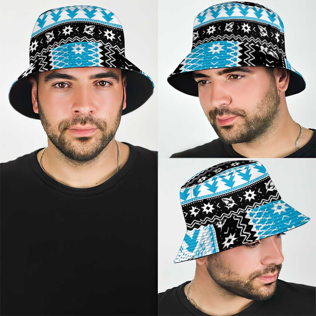 Claus Shark Strikes Bucket Hat Christmas Rugby League Spirit - Aussie Hoodie