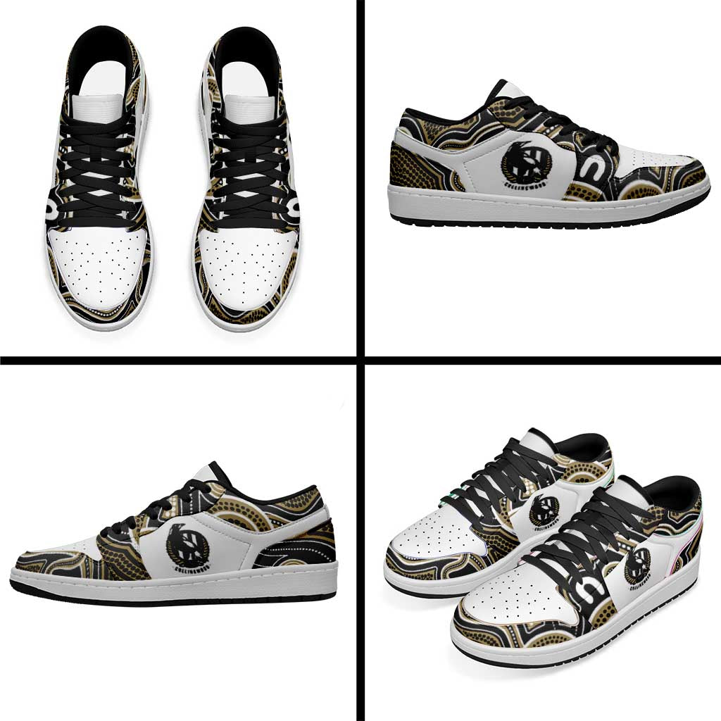 Collingwood Football 2026 Low Sneakers Aboriginal Art