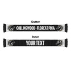 Collingwood Football Personalised Ruffneck Scarf 2026 Go Champions