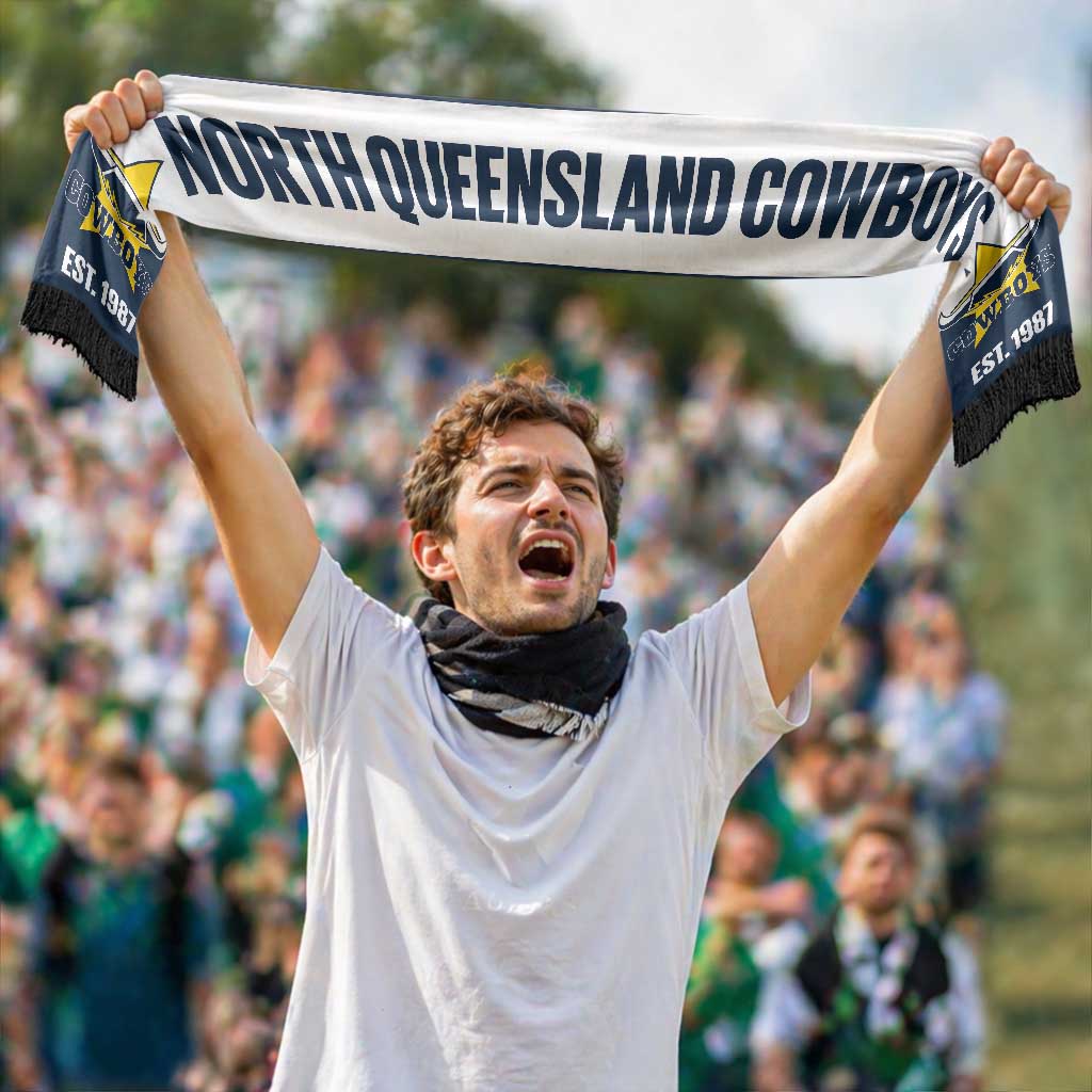 Cowboys Rugby Personalised Ruffneck Scarf 2026 Go Champions