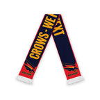 Crows Football Personalised Ruffneck Scarf 2026 Go Champions