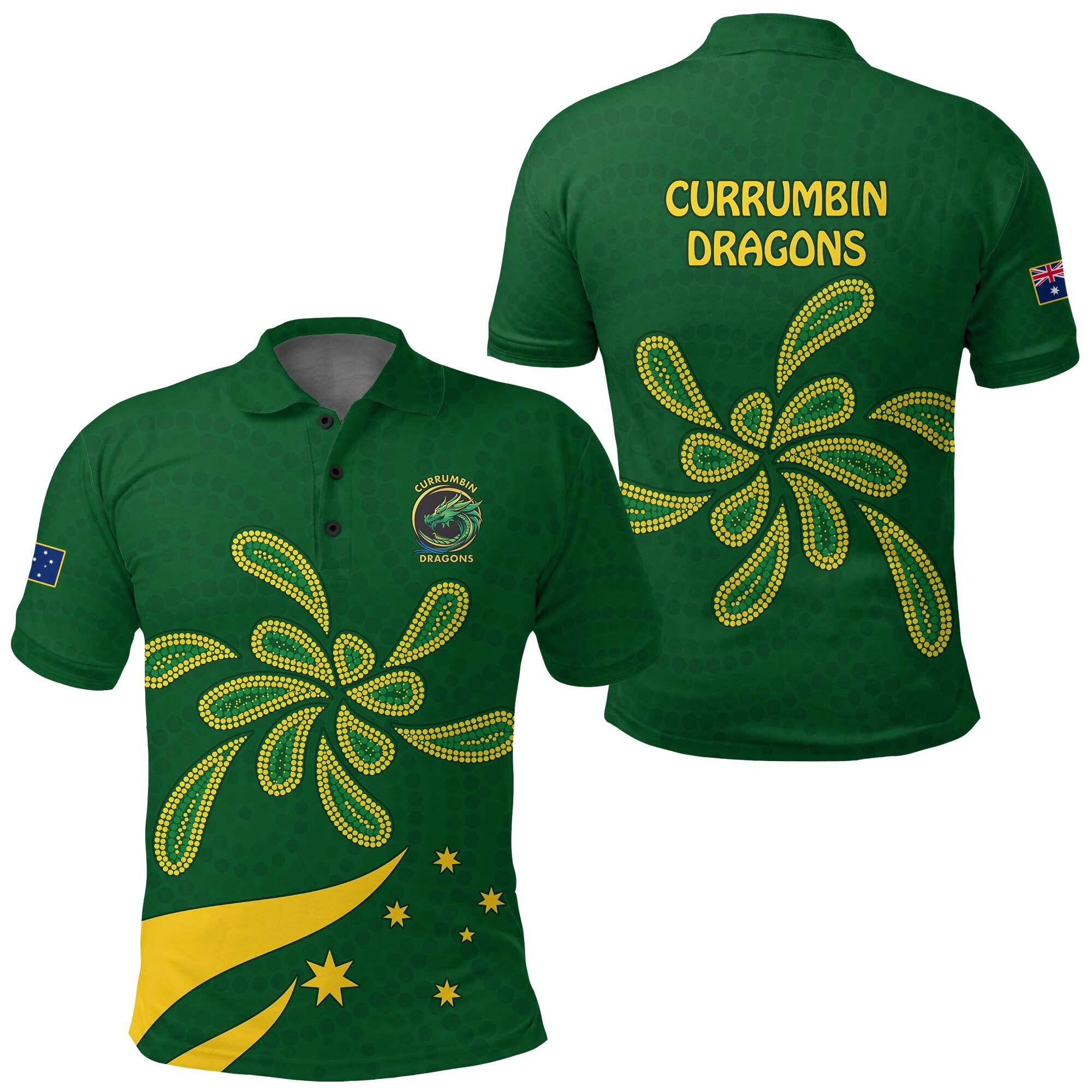 CUSTOMER REQUEST - CURRUMBIN DRAGON - 080125 Polo Shirt LT7