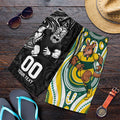 Custom Australia vs New Zealand Shorts for Men Rugby Rivalry Two Nations One Battle