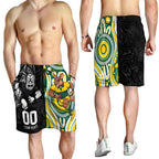 Custom Australia vs New Zealand Shorts for Men Rugby Rivalry Two Nations One Battle
